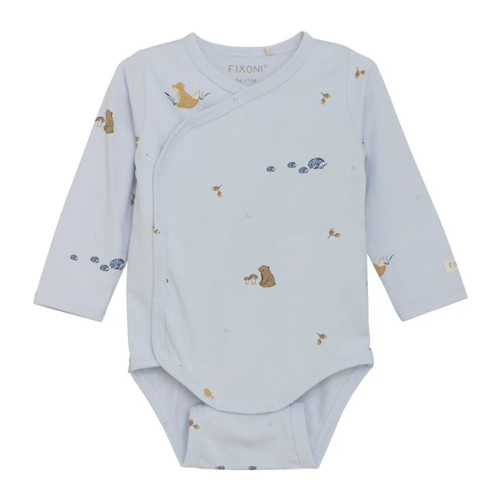 Fixoni Wrap Body Langærmet - 7111- Bodystocking M. Skrålukning