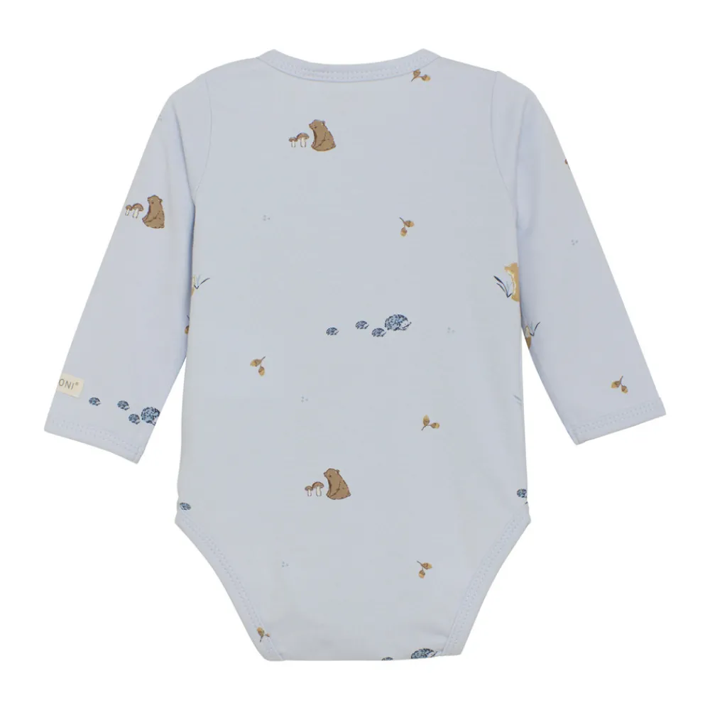 Fixoni Wrap Body Langærmet - 7111- Bodystocking M. Skrålukning