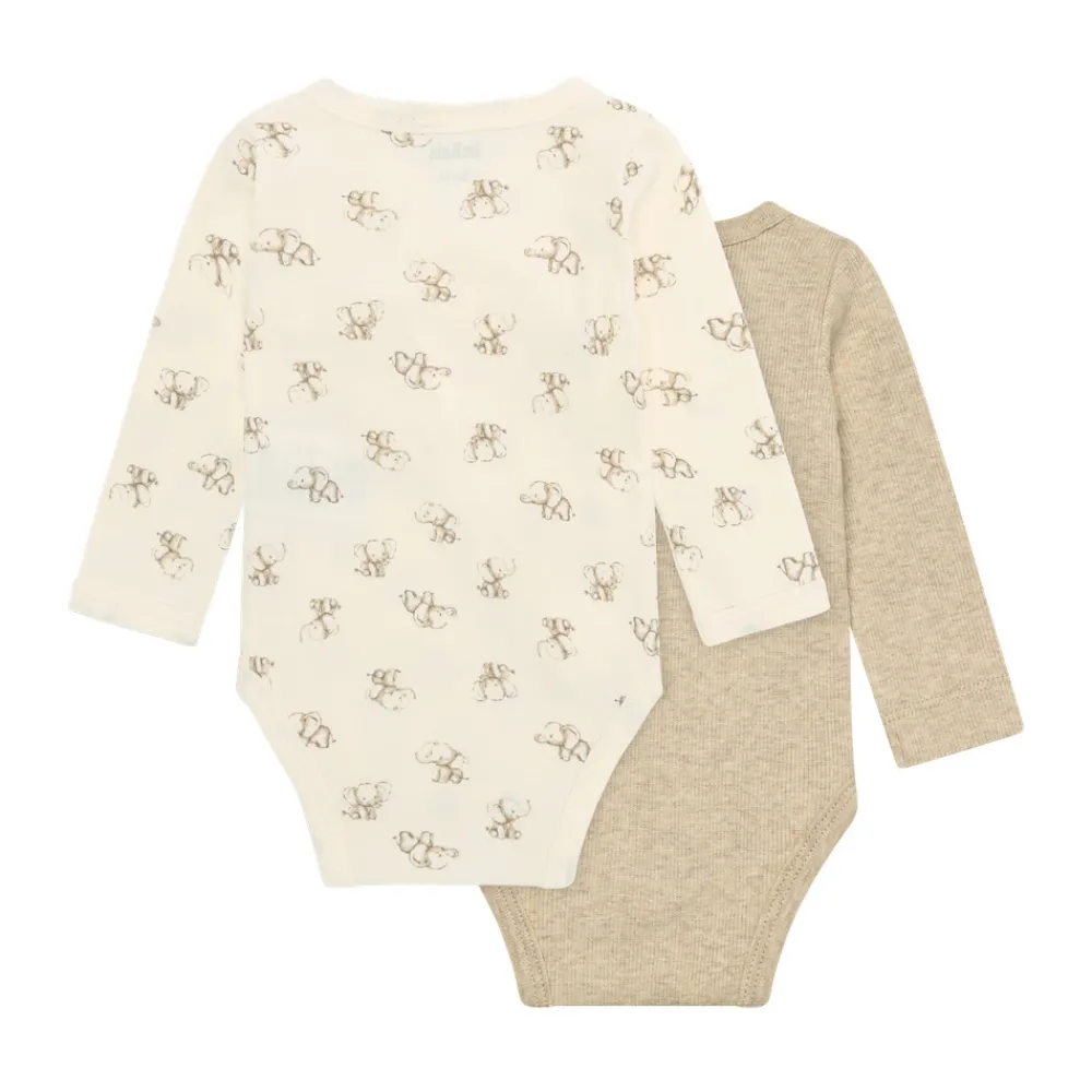 BeKids Wrap Body Langærmet (2-pak) - 2350- Multipack|Bodystocking Langærmet