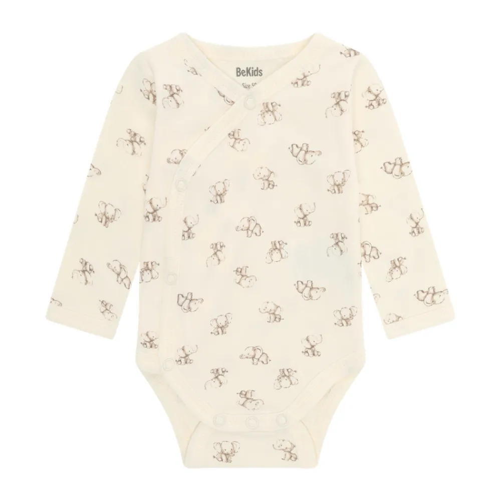 BeKids Wrap Body Langærmet (2-pak) - 2350- Multipack|Bodystocking Langærmet