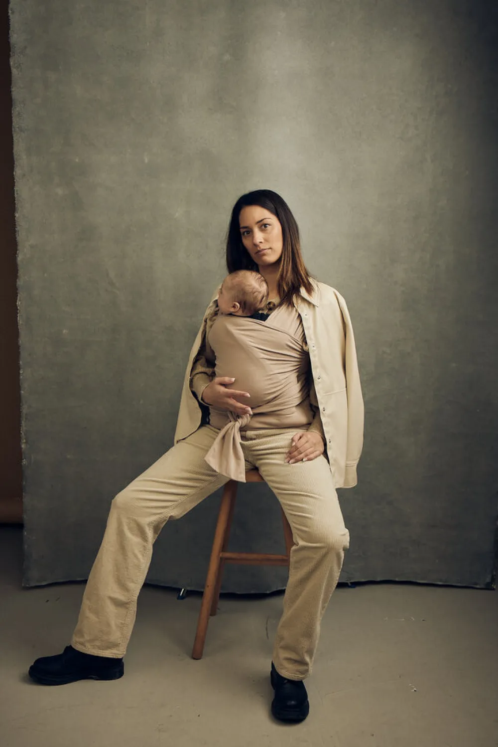 Najell Wrap L - beige biscotti cream- Bæreseler & Vikler