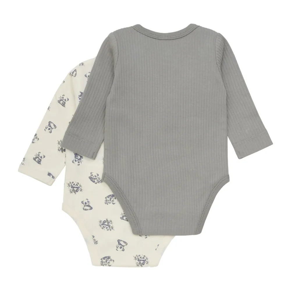 BeKids Wrap Langærmet (2-pak) - 9709- Bodystocking Langærmet|Multipack