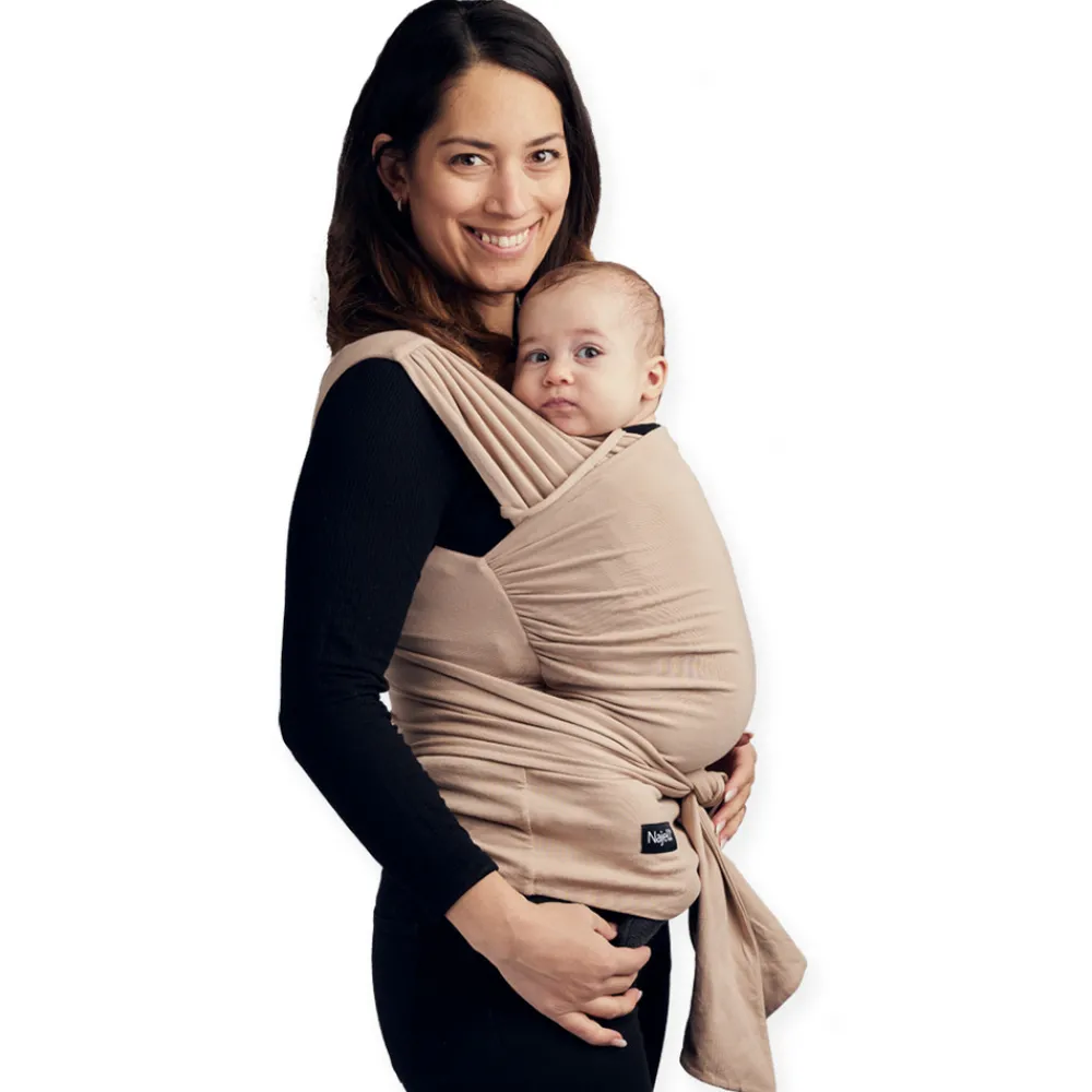 Najell Wrap M - beige biscotti cream- Bæreseler & Vikler