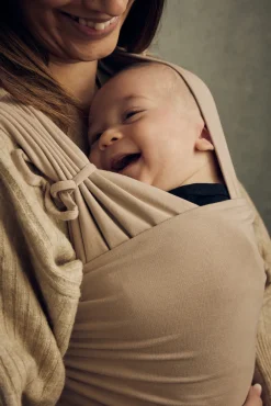 Najell Wrap M - beige biscotti cream- Bæreseler & Vikler