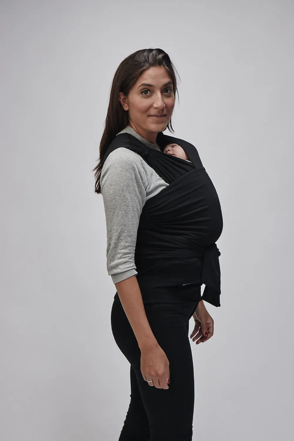 Najell Wrap S - charcoal black- Bæreseler & Vikler