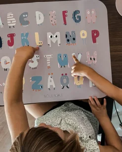 NOUI NOUI XL Underlag - ABC brun- Service