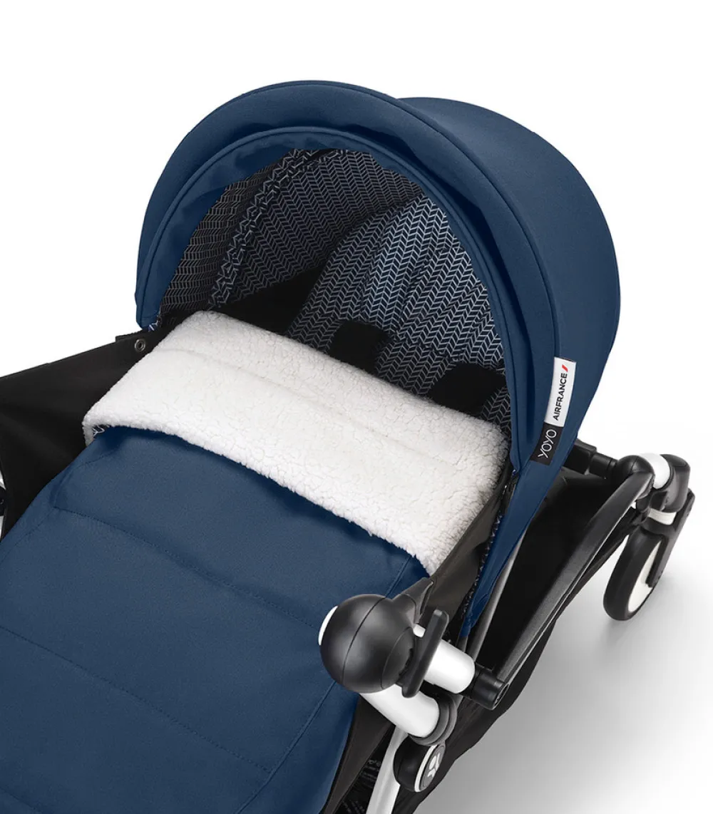 Stokke® YOYO® 0+ newborn pack - Air France Blue- Liggedele Til Kombivogne