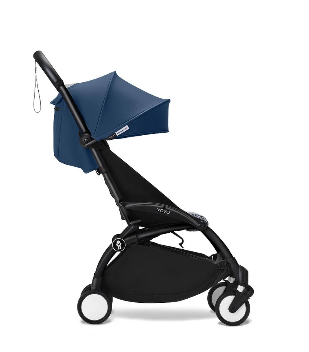 Stokke® YOYO³ Klapvogn - air france blue på sort stel- Rejseklapvogne