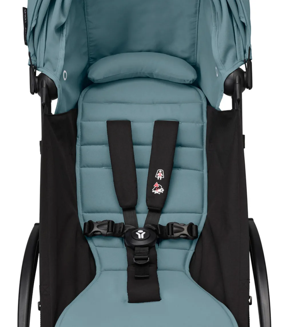 Stokke® YOYO³ Klapvogn - aqua på hvidt stel- Rejseklapvogne