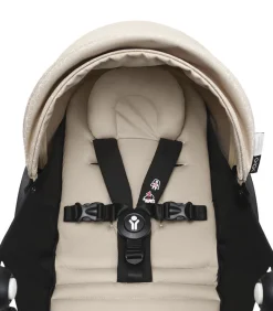Stokke® YOYO³ Klapvogn - Bonpoint beige på sort stel- Rejseklapvogne