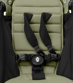 Stokke® YOYO³ Klapvogn - olive på hvidt stel- Rejseklapvogne