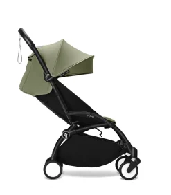 Stokke® YOYO³ Klapvogn - olive på sort stel- Rejseklapvogne