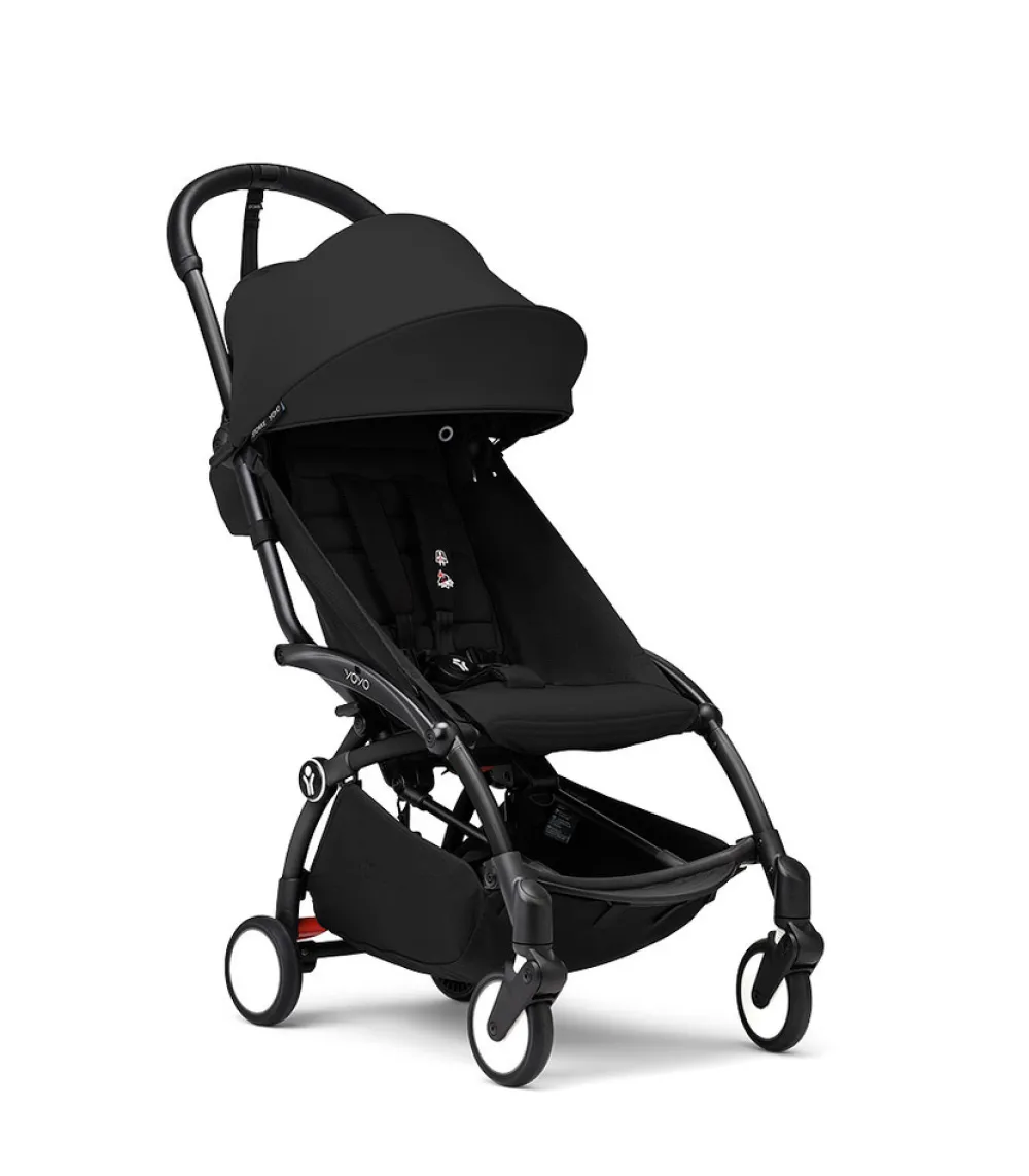 Stokke® YOYO³ Klapvogn - sort på sort stel- Rejseklapvogne