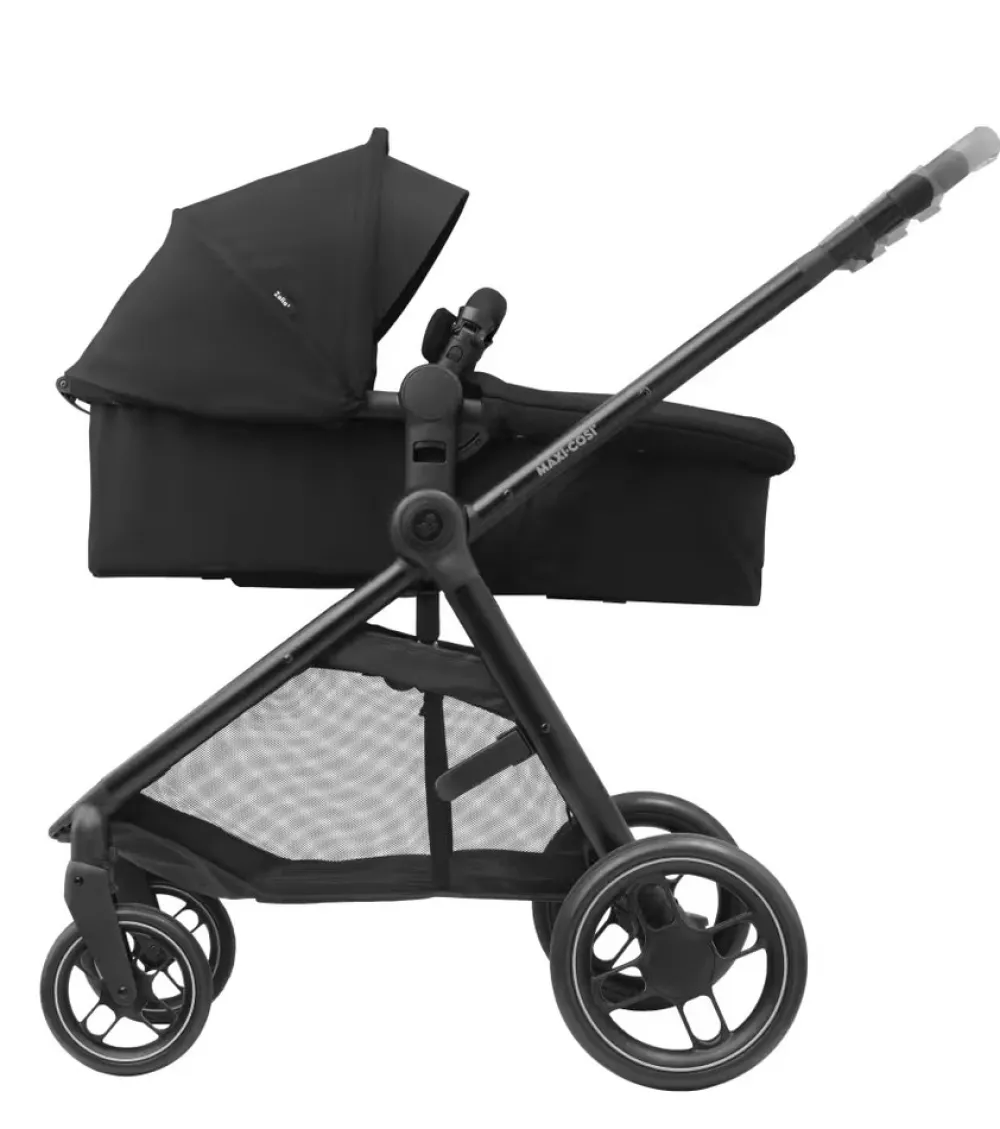 Maxi-Cosi Zelia3 - essentiel black- Klapvogne Med Ergonomiske Sæder