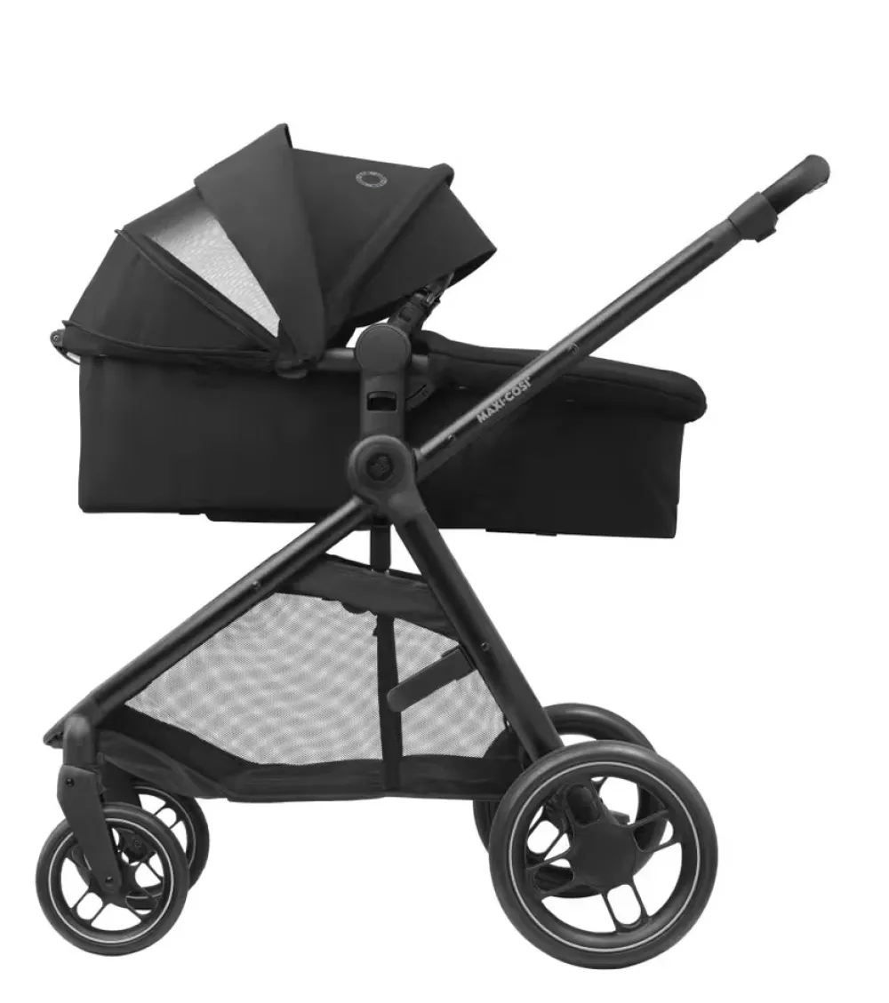 Maxi-Cosi Zelia3 - essentiel black- Klapvogne Med Ergonomiske Sæder