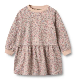 Wheat Zenia Sweat Kjole - Rose dust flowers- Kjoler