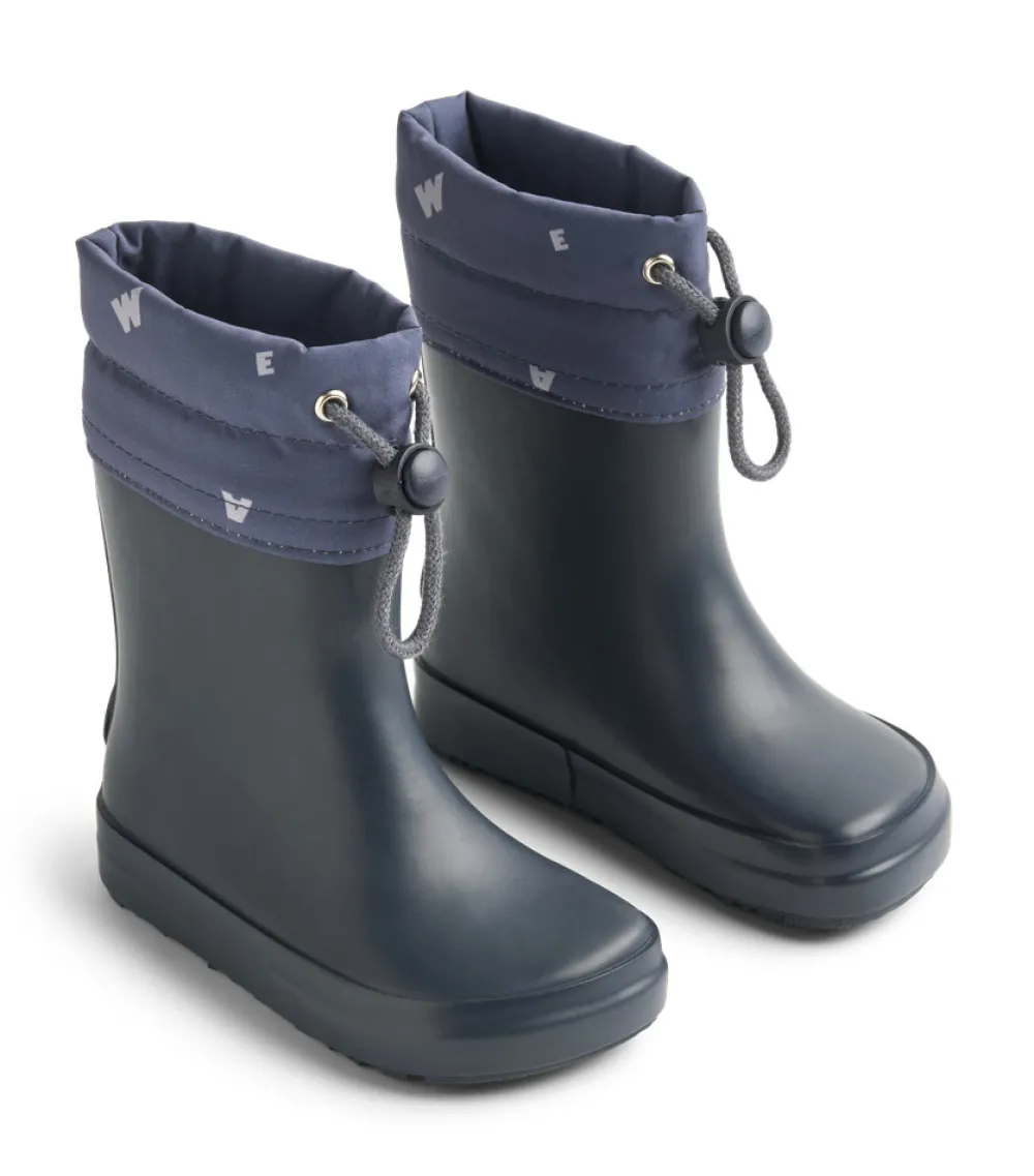 Wheat Zerro Termo Gummistøvle - Navy- Lange Termostøvler