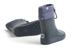 Wheat Zerro Termo Gummistøvle - Navy- Lange Termostøvler