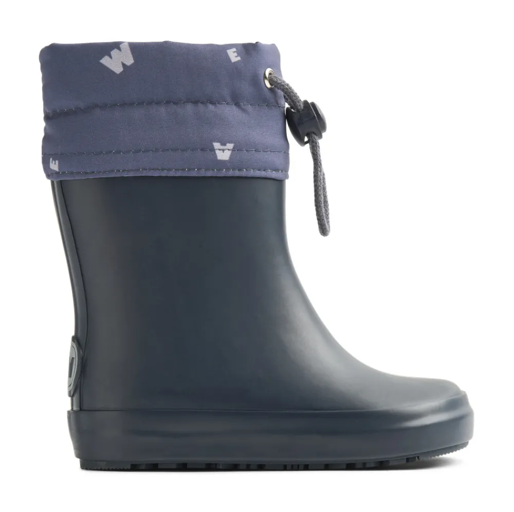 Wheat Zerro Termo Gummistøvle - Navy- Lange Termostøvler